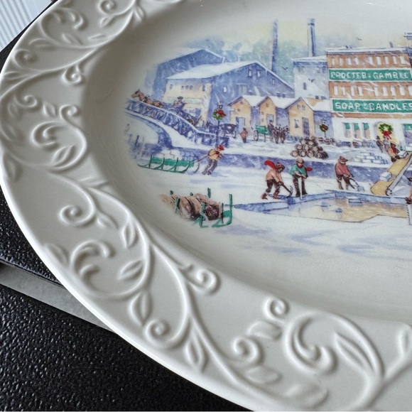 Vintage 2011 Procter & Gamble Holiday Serving Platter – Rare Employee Gift - Picture 5 of 8